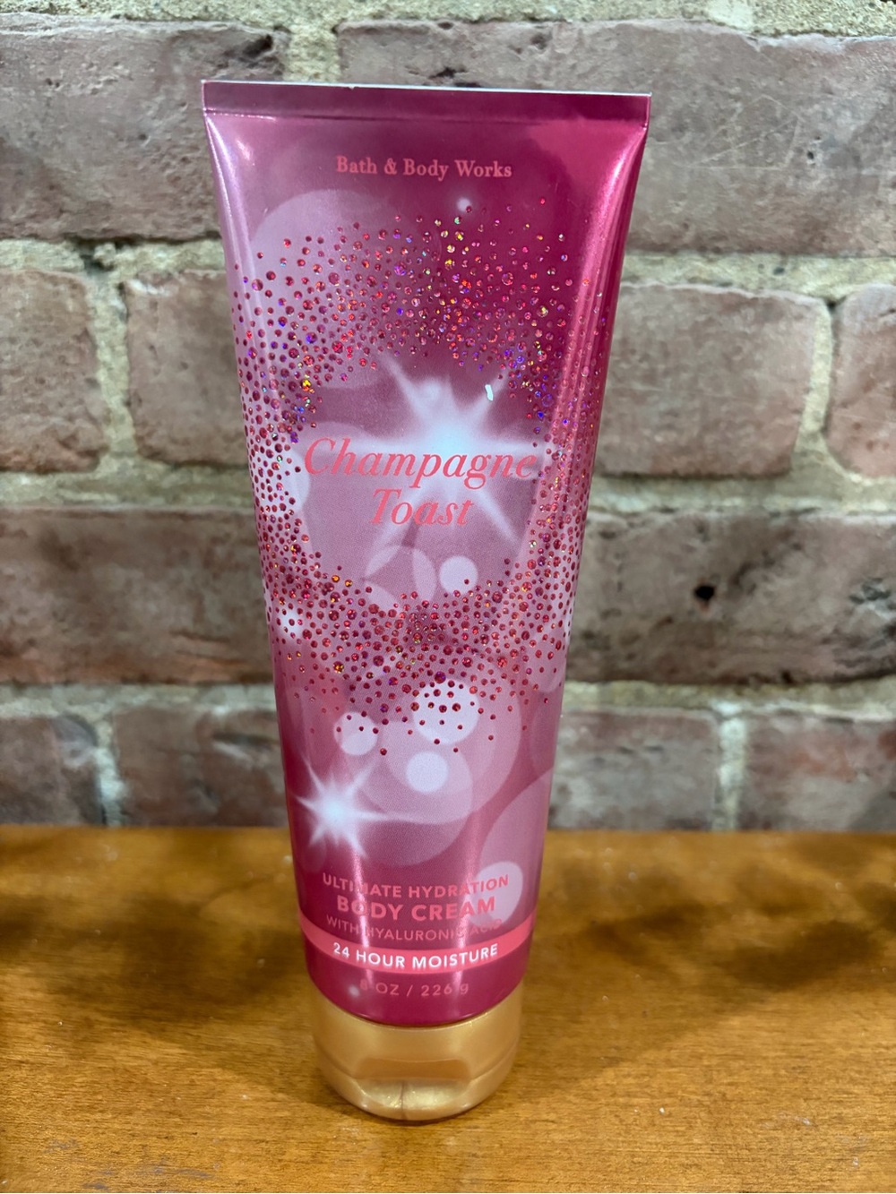 Bath & Body Works Pink Champagne Toast Body Cream 8 oz -NEW